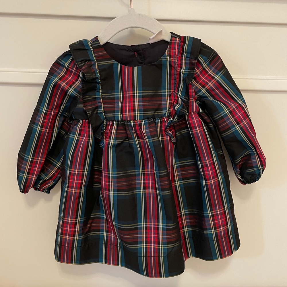 Baby Gap Plaid Holiday Dress 6-12 months
